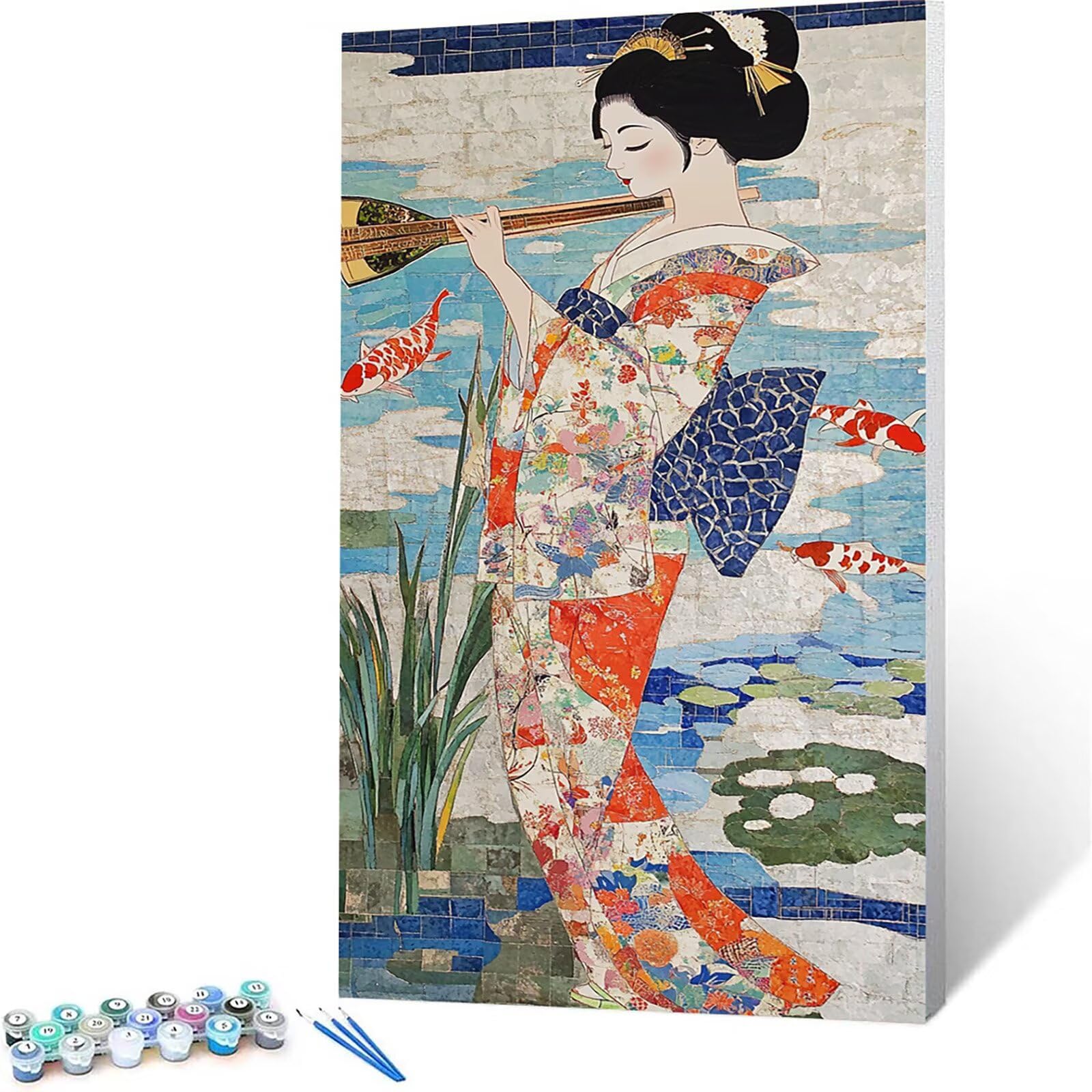 Amazon.com: Japan Paint by Numbers kit for Adults, Color by