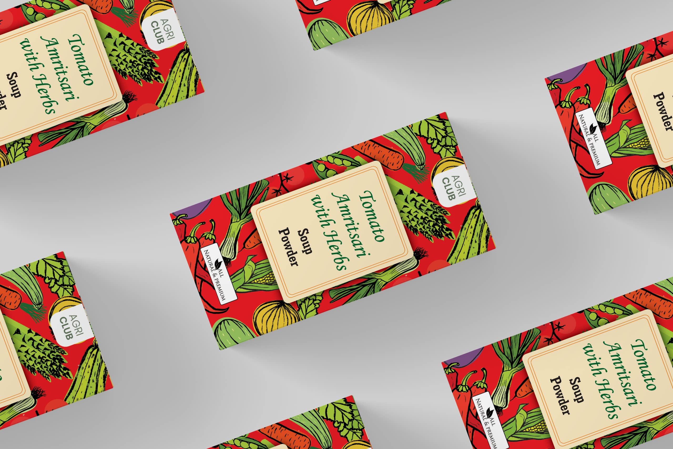Agri Club Instant Tomato Amritsari Soup Powder – Pack of 15 Sachets (15g Each) | Healthy & Delicious Ready-to-Make Soup for Quick Meals and Snacks 2