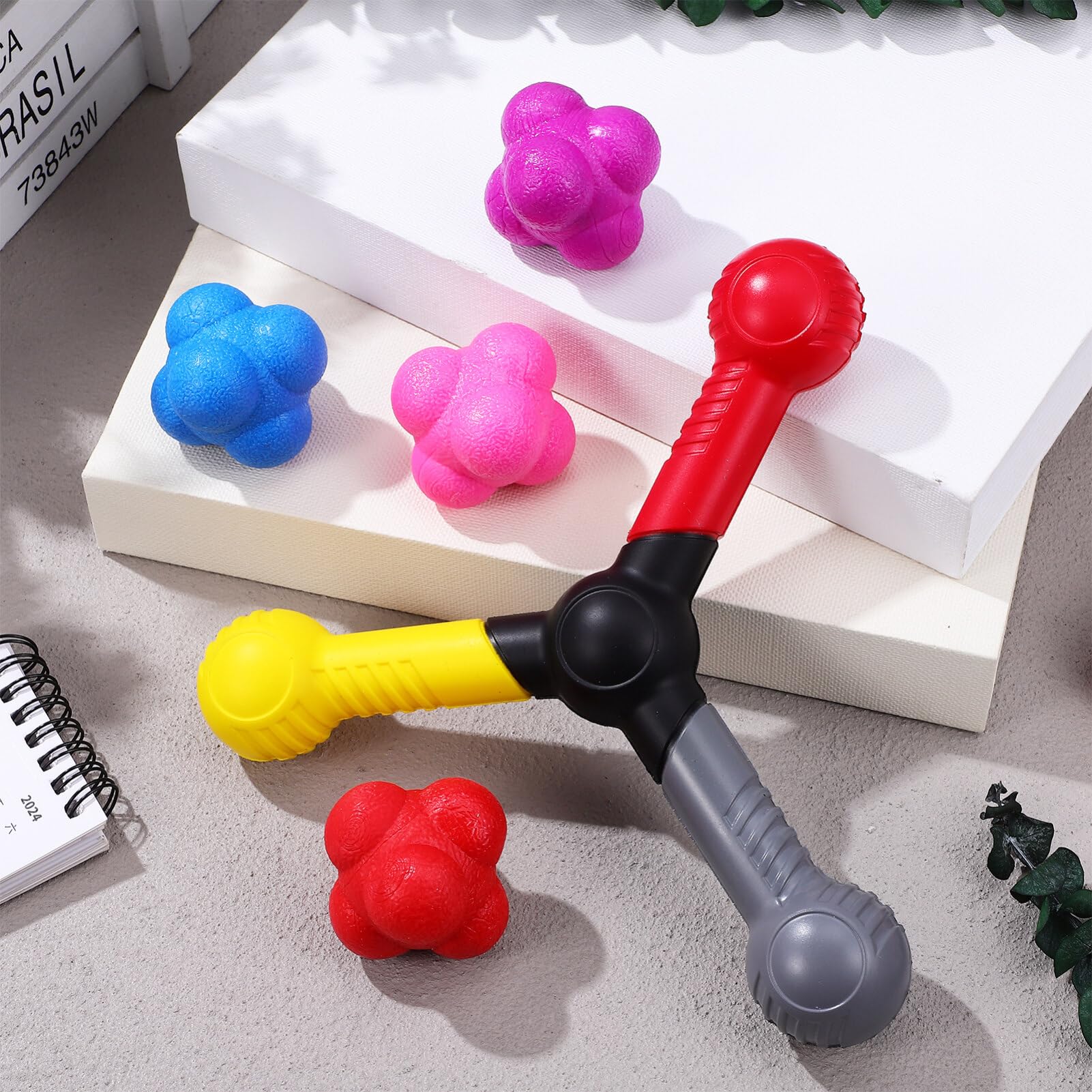 Toddmomy Reaction Training Ball & Agility Sticks Set - Image 3