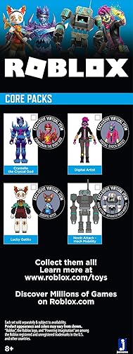Colección Roblox Imagination - Noob Attack - Pack de figuras de movilidad Mech Incluye artículo virtual exclusivo