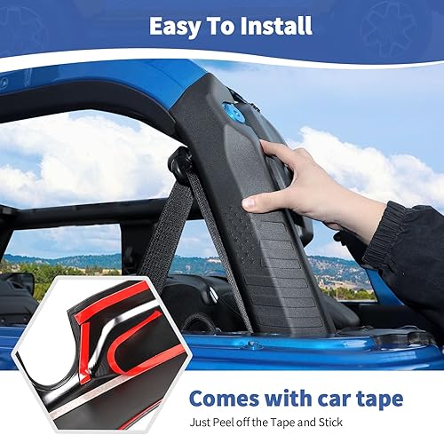 Miniatura 5 de RT-TCZ Cubierta de barra enrollable para Bronco, protector de pilar D compatible con Ford Bronco 2021 2022 2023 2 2 puertas, accesorios exteriores