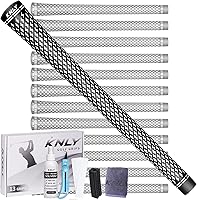 Vista 11 de KNLY Juego de empuñaduras de golf 360 de 13 unidades - Empuñaduras de goma suave para palos de golf con cintas y kit completo de regripping a