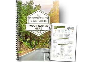 Custom RV Journal | RV Planner | Gift for RV Owners | Road Trip Notebook
