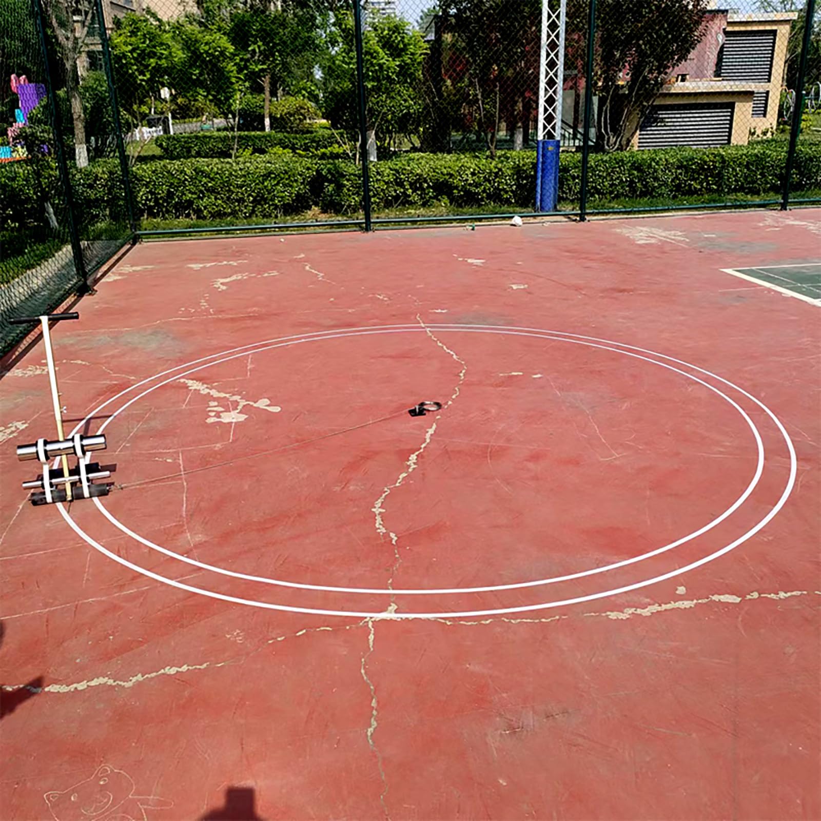 Applicatore di nastro per pavimenti, marcatore di nastro a spinta Applicatore di nastro per pavimenti, marcatore di nastro a spinta