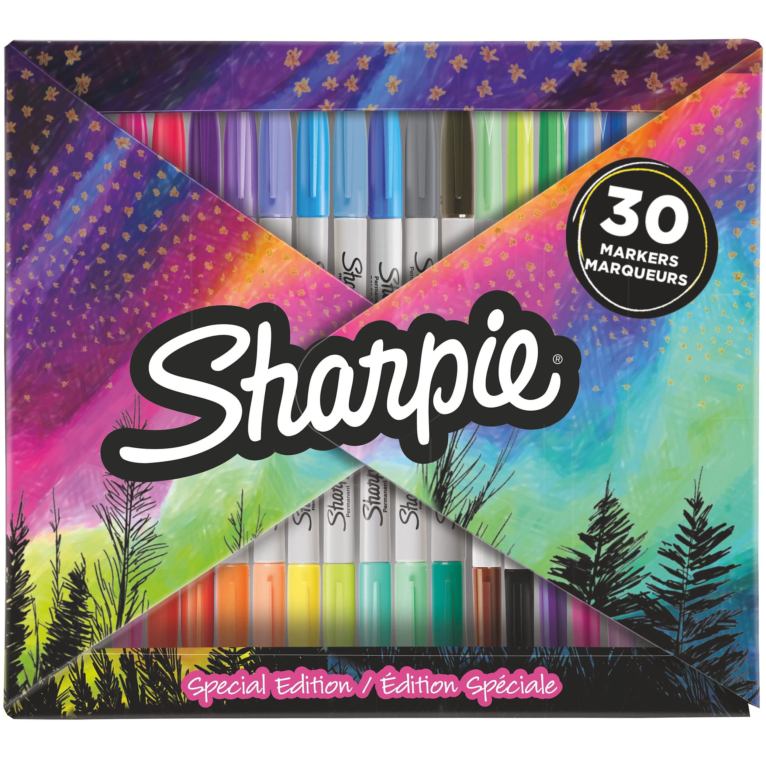 Sharpie Fine Permanent Markör 30'lu Karışık Kutu, Zarf