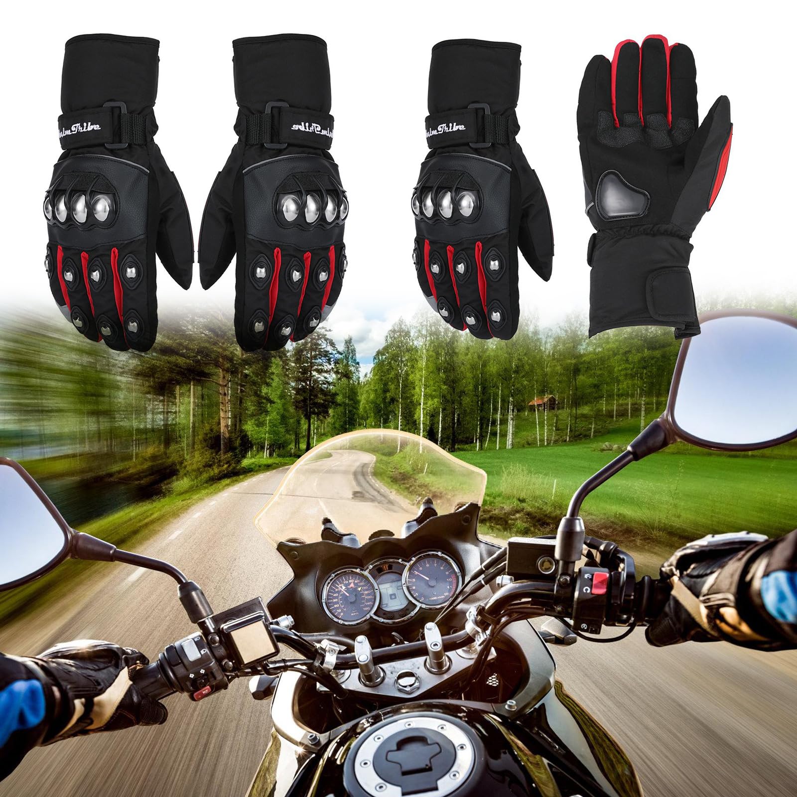 Gants d ' Hiver pour Snowboard, imperméables et Chauds, pour, Cyclisme, Polaire Thermique, Ski, Scooter, Sports de Plein air