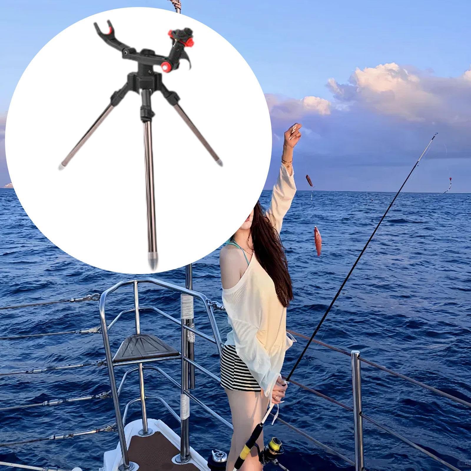 Amazon | Toysmith 粉砕可能な釣り竿ホルダー調整可能な三脚釣り
