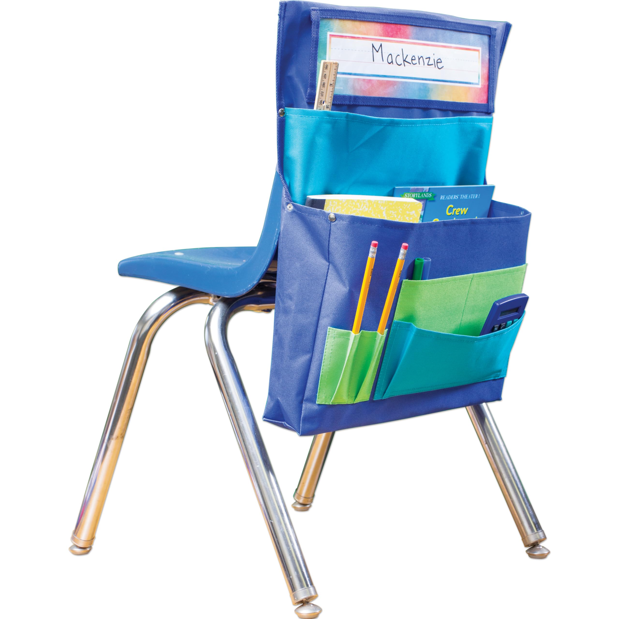 Teacher Created Resources Blue, Teal &amp; Lime Chair Pocket (TCR20970)