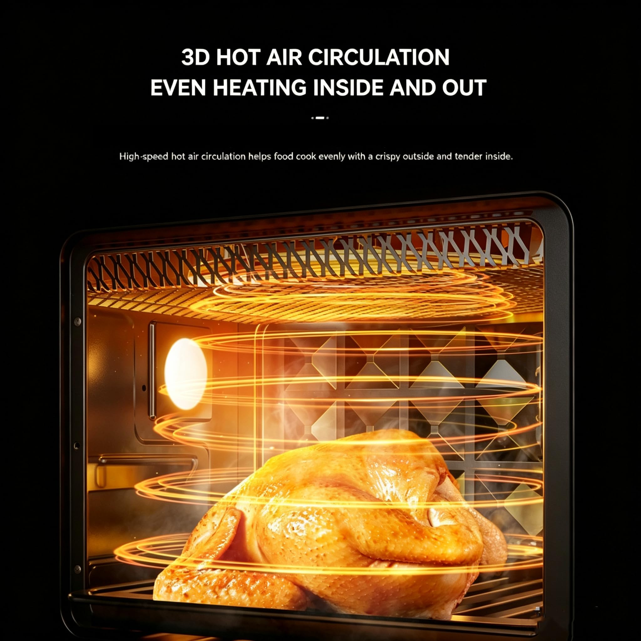 Forno Elettrico Intelligente Da 1000w, Grill Elettrico Da Banco Da 22 Litri