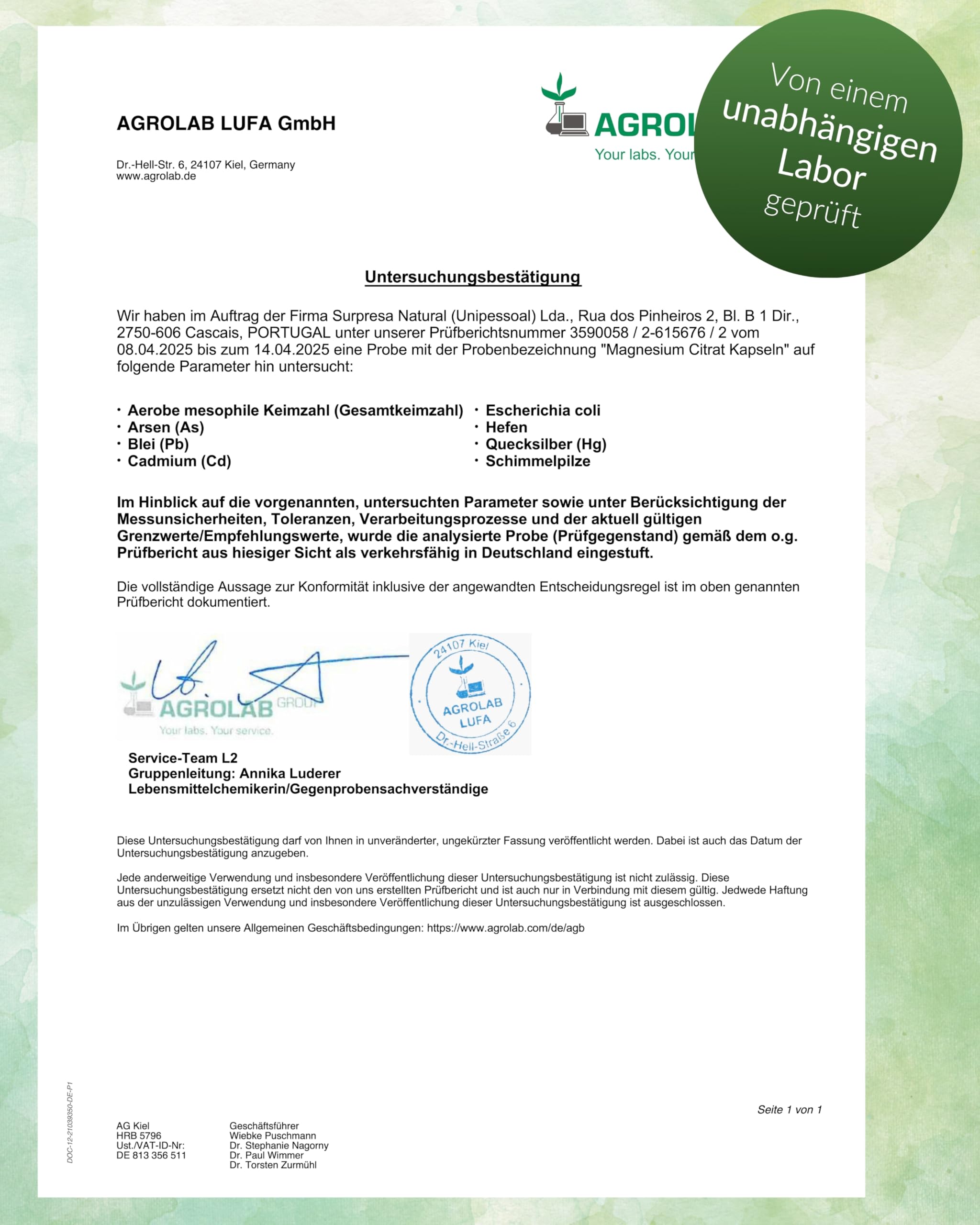 Magnesiumcitrat Kapseln hochdosiert I 3x 180 Kapseln I 1500mg Magnesiumcitrat & 240mg reines Magnesium pro Tagesdosis I Nahrungsergänzungsmittel vegan & laborgeprüft