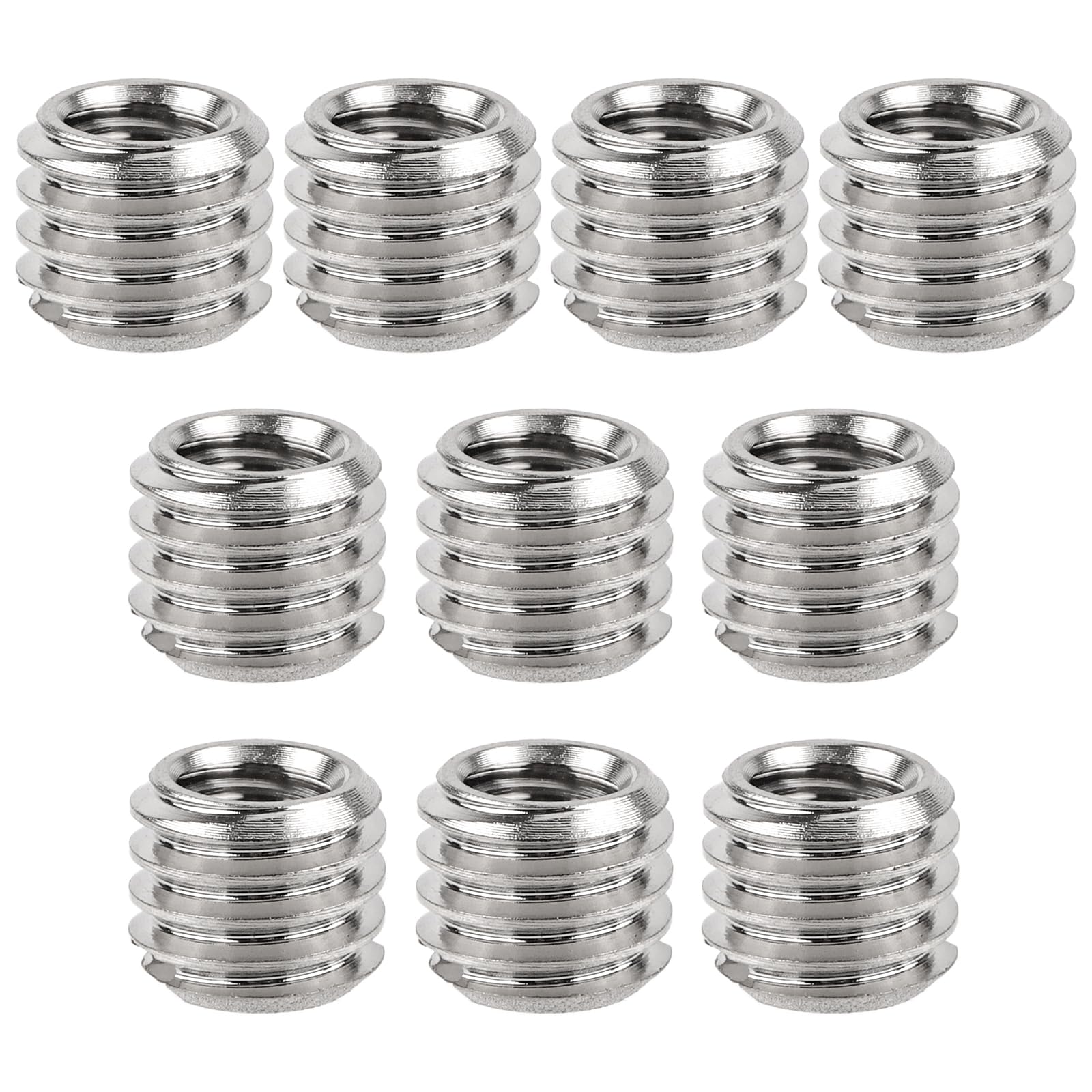 10pcs 1/4 Inch to 3/8 Inch Screw Adapter Tripod, Microphone Stand Adapter Tripod Thread Adapter Mic Stand Adapter Camera Mount Adapter Screw Converter for Camera Equipment
