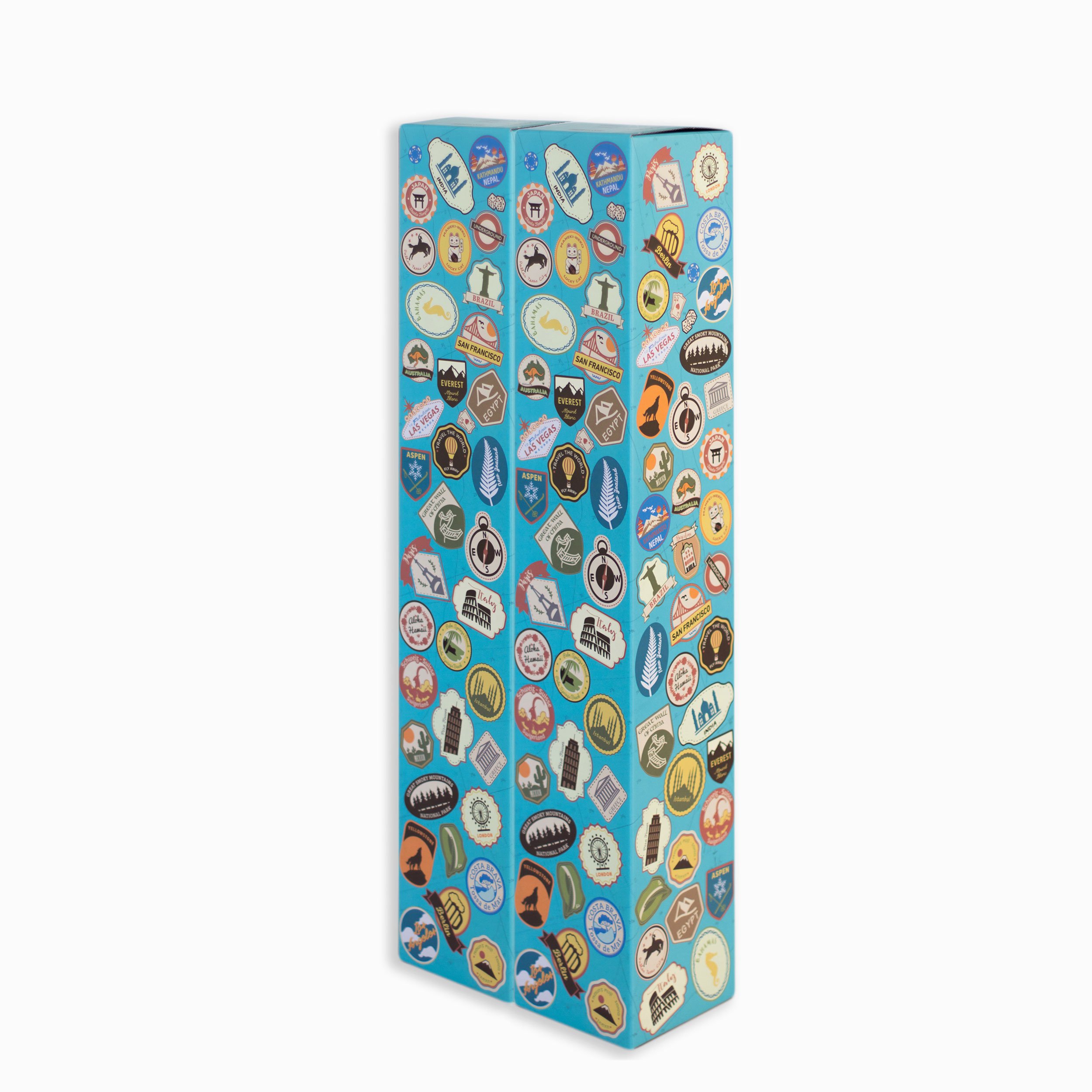 Miss Wood Woody Map XXL - Mapa del Mundo de Corcho con diseño Europa, Color Negro