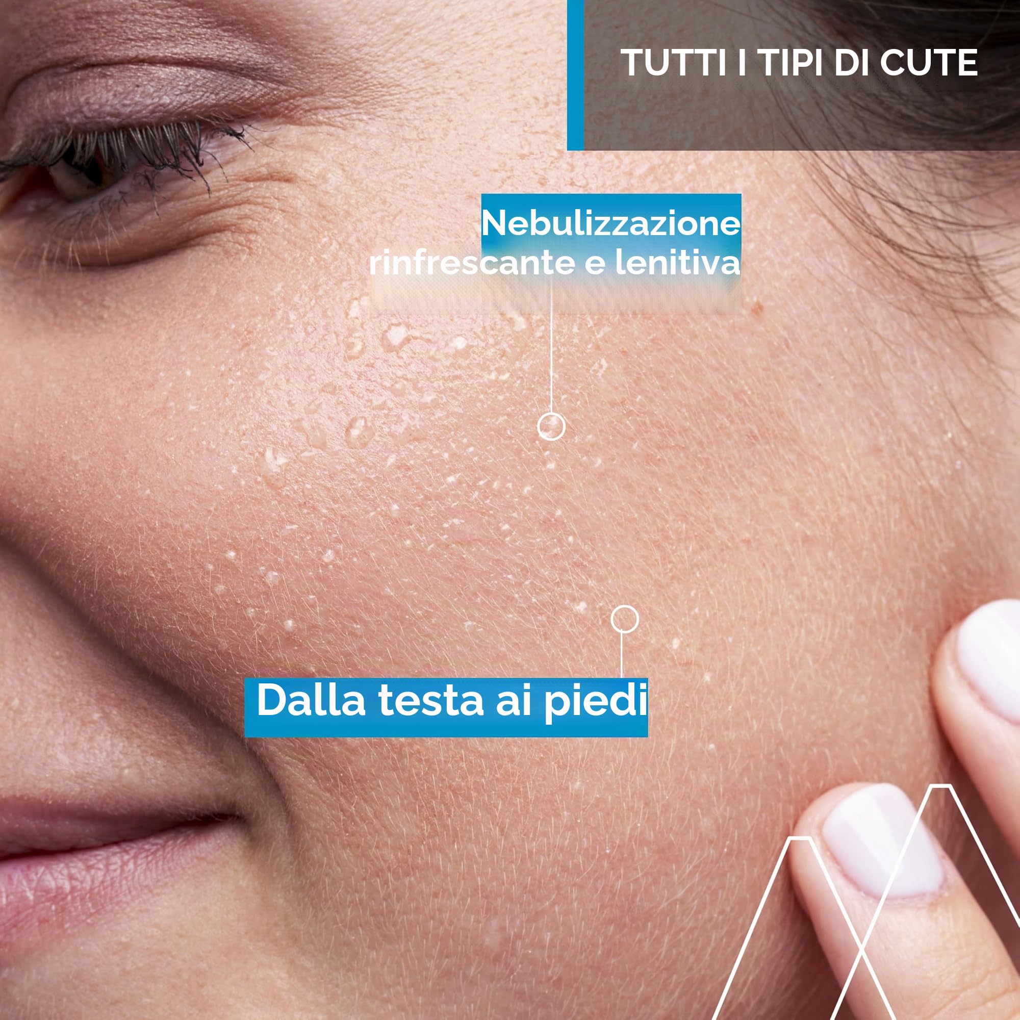 URIAGE EAU THERMALE D'URIAGE Spray - 100% Pura E Naturale - 32% Di Idratazione Dopo 1 Ora - Idrata - Lenisce - Protegge - Spray Fresco - Multiuso - Per Tutta La Famiglia