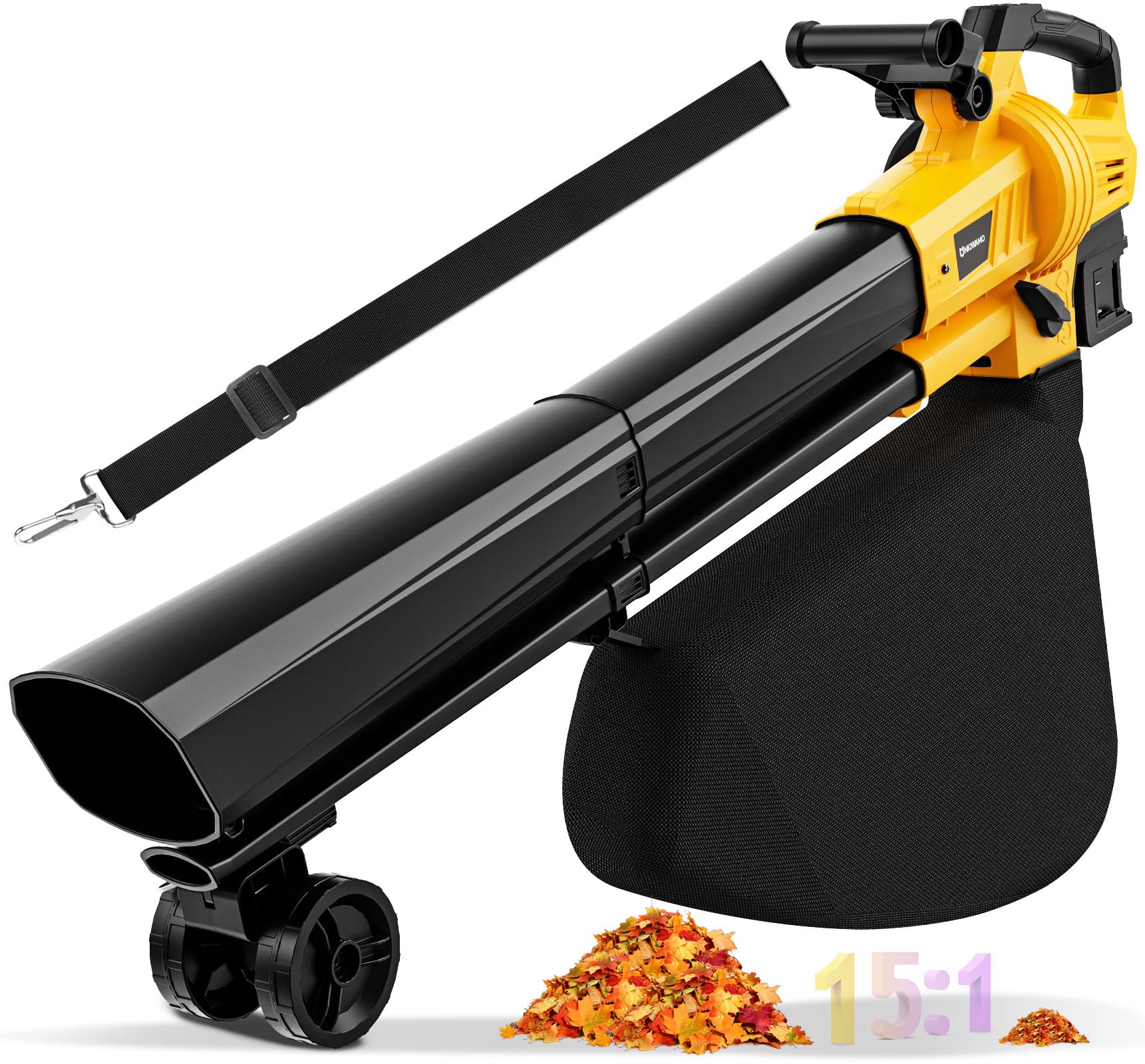 Photo 1 of 3-in-1 Leaf Vacuum Cordless with Bag Compatible for Dewalt 20V Battery