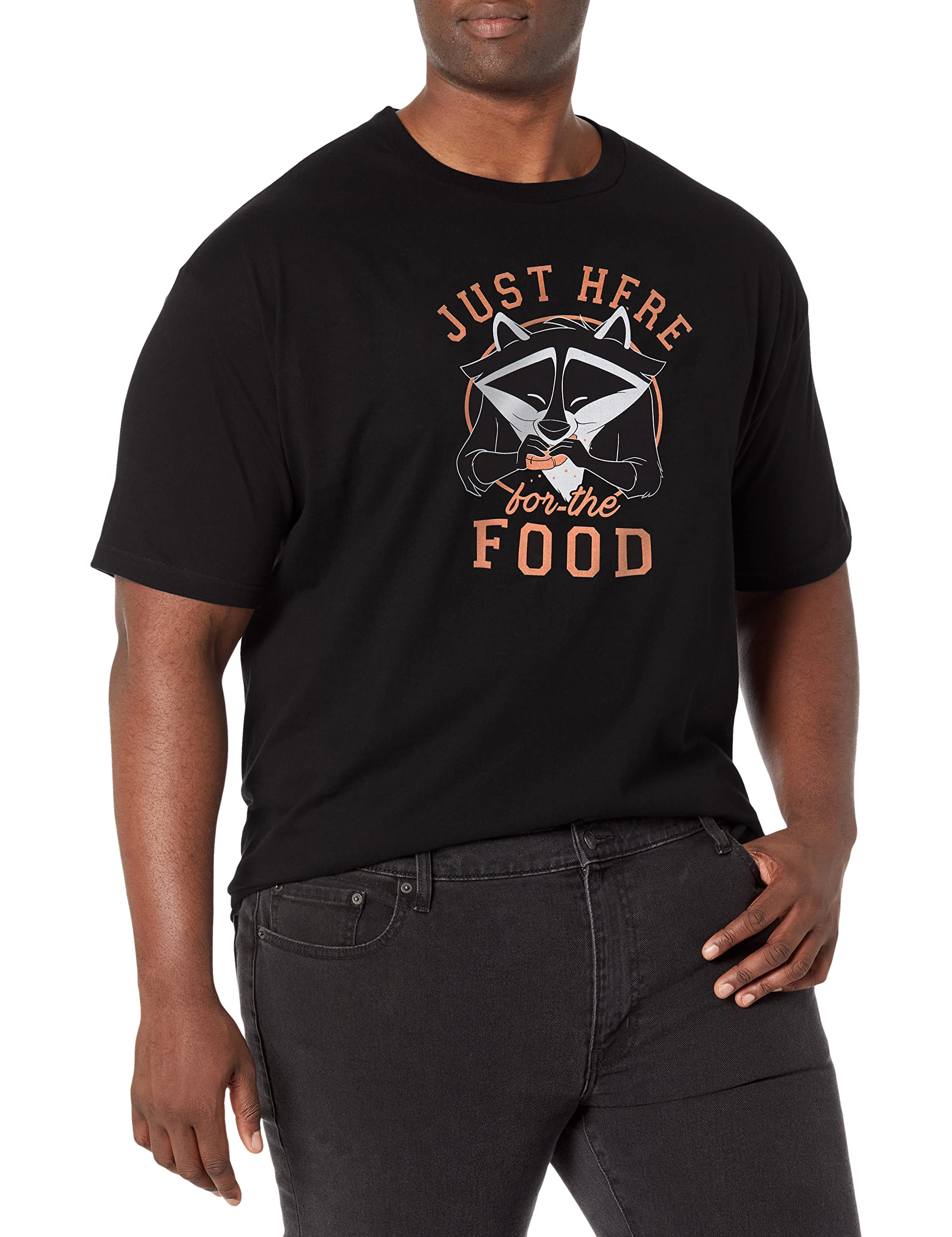 Disneymens Meeko Here for Food T-Shirt