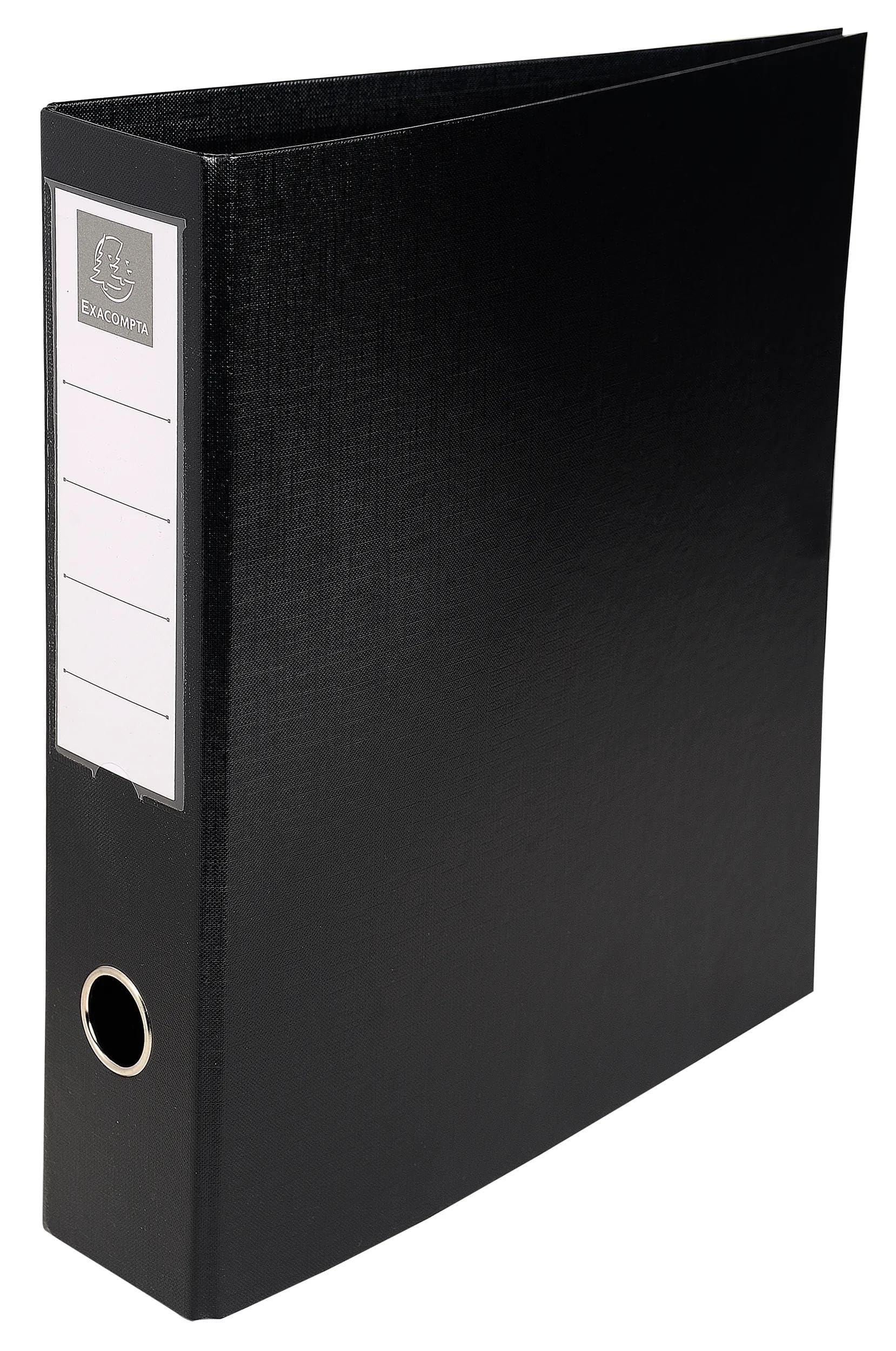 Exacompta - Réf. 51740E - Carton de 10 classeurs PVC - 4 anneaux en D de 50 mm - Dos 70 mm - Dimensions extérieures : 32 x 29 cm - Format à classer A4 Maxi- Assortis