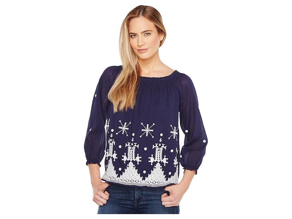 

Joie Kistine J392-T5638 (Dark Navy) Women's Blouse