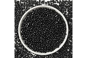 T4U Tumbled Chips Stones for Planters: Natural Black Decorative Rocks for Gardening and Aquariums