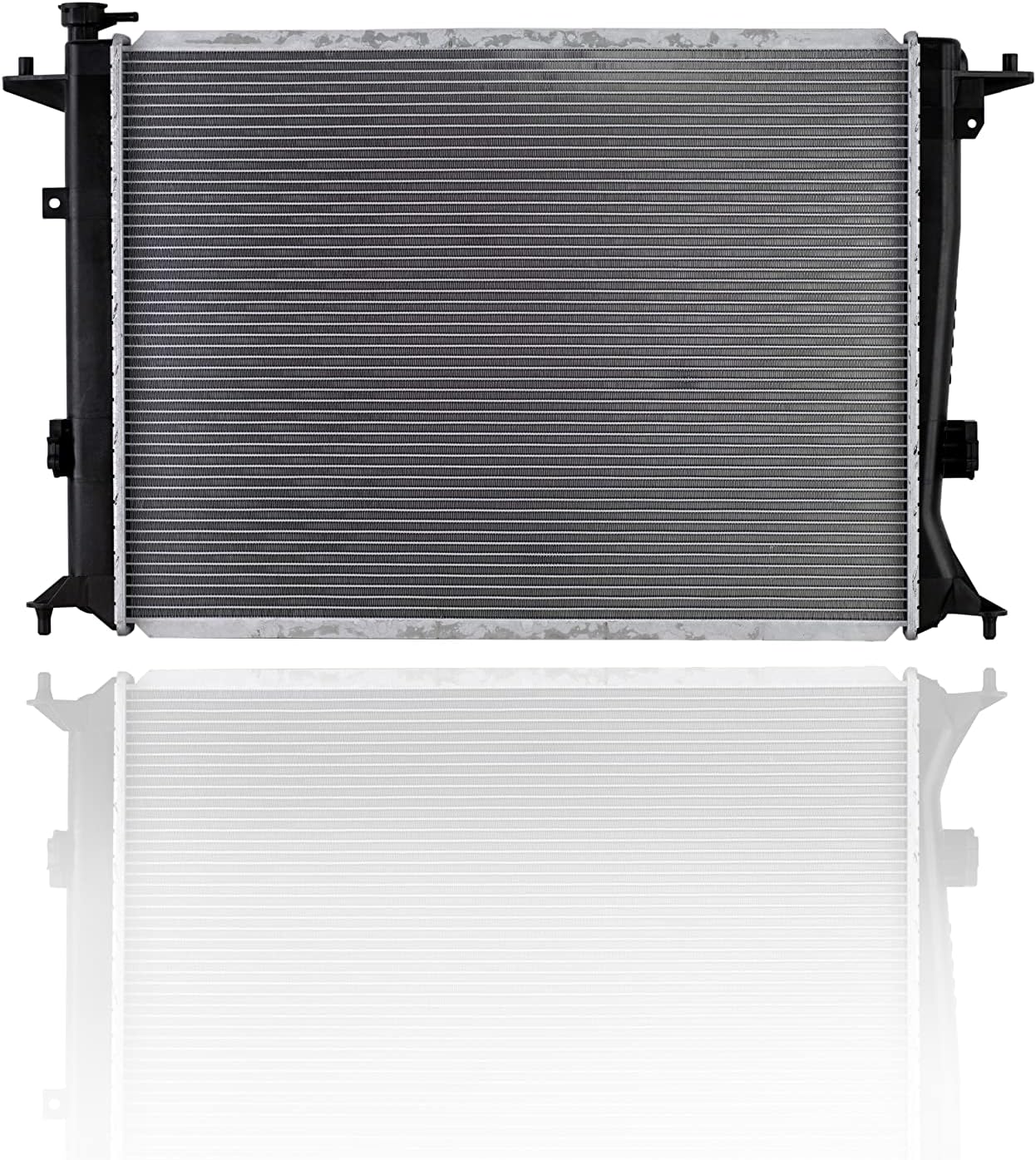 Radiator - Pacific Best Inc. Compatible/Replacement for 13420 13-14 Hyundai Genesis Coupe Automatic 4Cy 2.0L - Plastic Tank Aluminum Core