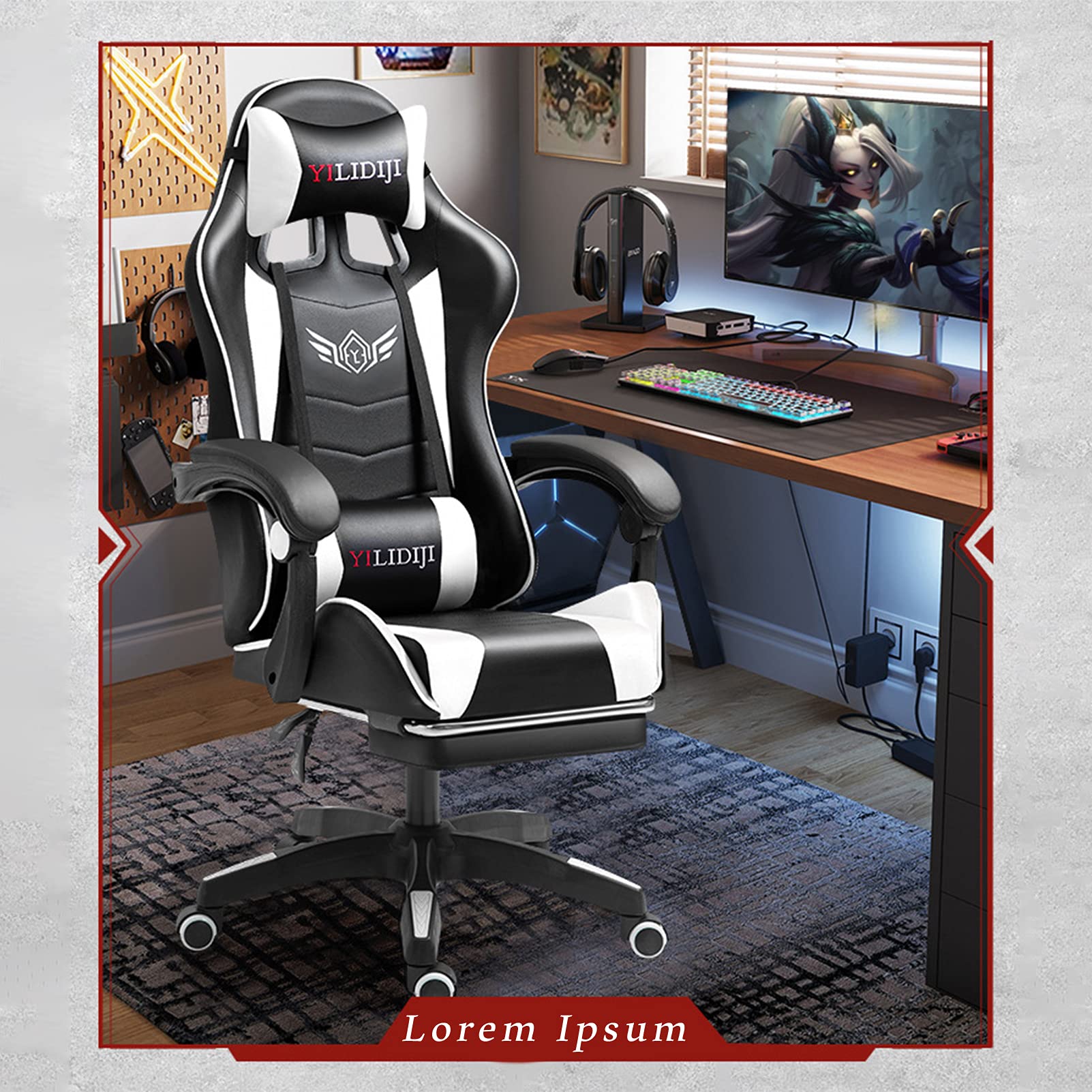 Buy MINGDE Gaming Chair, Ergonomic Video Gaming Chair Executive