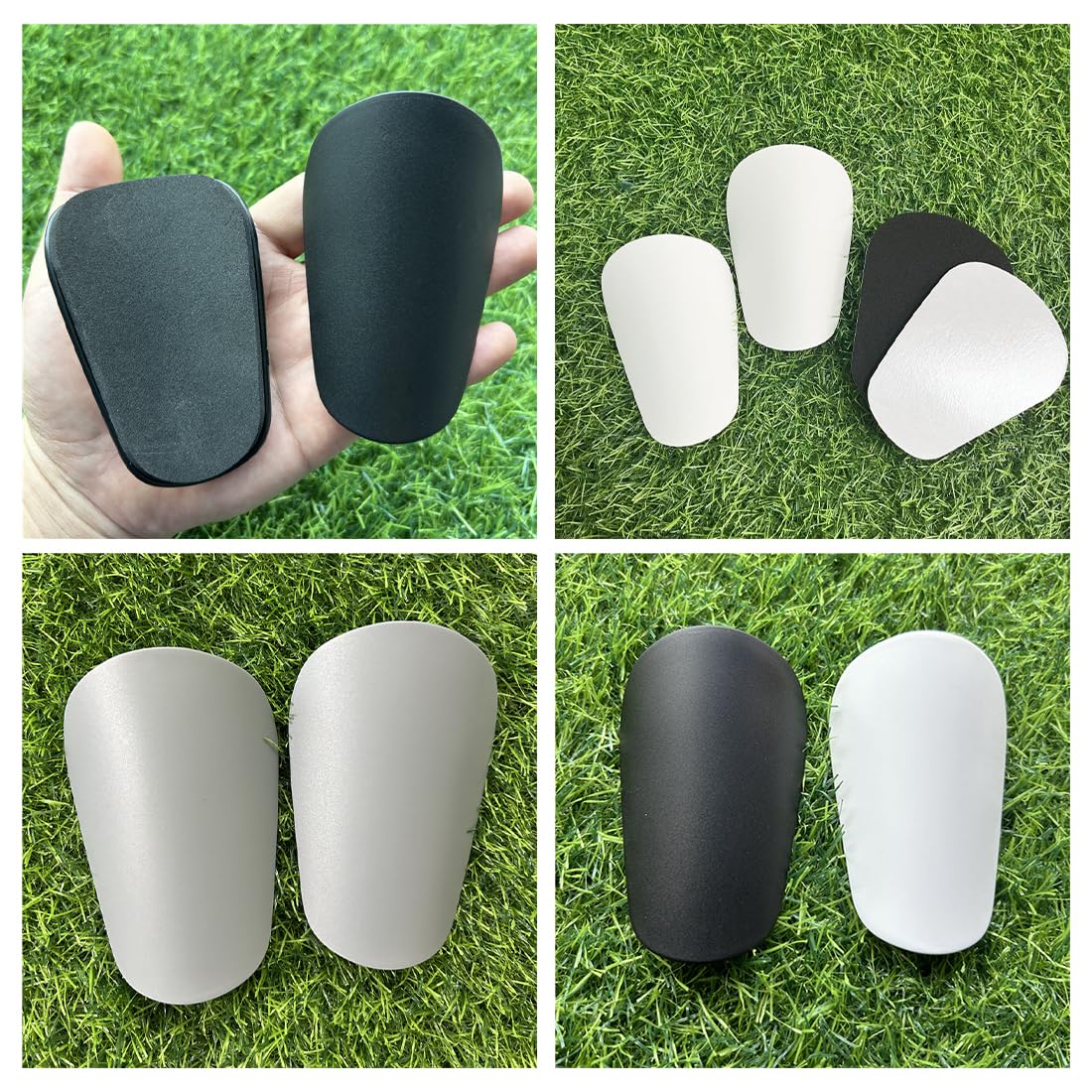 4 Piezas Mini Espinilleras Futbol, Espinillera Ligera, Equipo de Protección, Espinilleras Y Equipo de Protección Extra Pequeño, Espinilleras de Hombres, Mujeres, Niños y Niñas