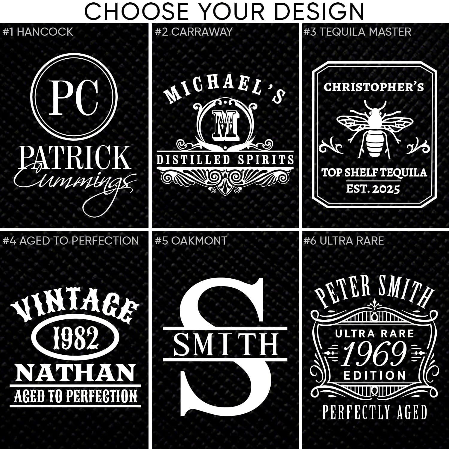 Personalized Tequila Decanter Set - Tequila Master