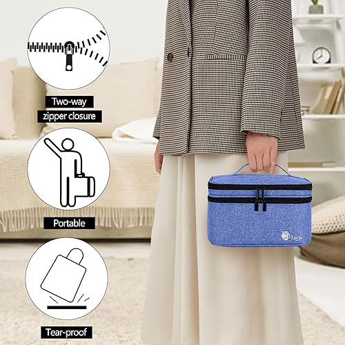 Vista 9 de Luxja - Organizador de accesorios de costura., Azul oscuro, L