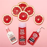 Vista 5 de Neutrogena Body Clear - Gel de baño para el tratamiento del acné con ácido salicílico, limpiador corporal de pomelo rosa para evitar brotes