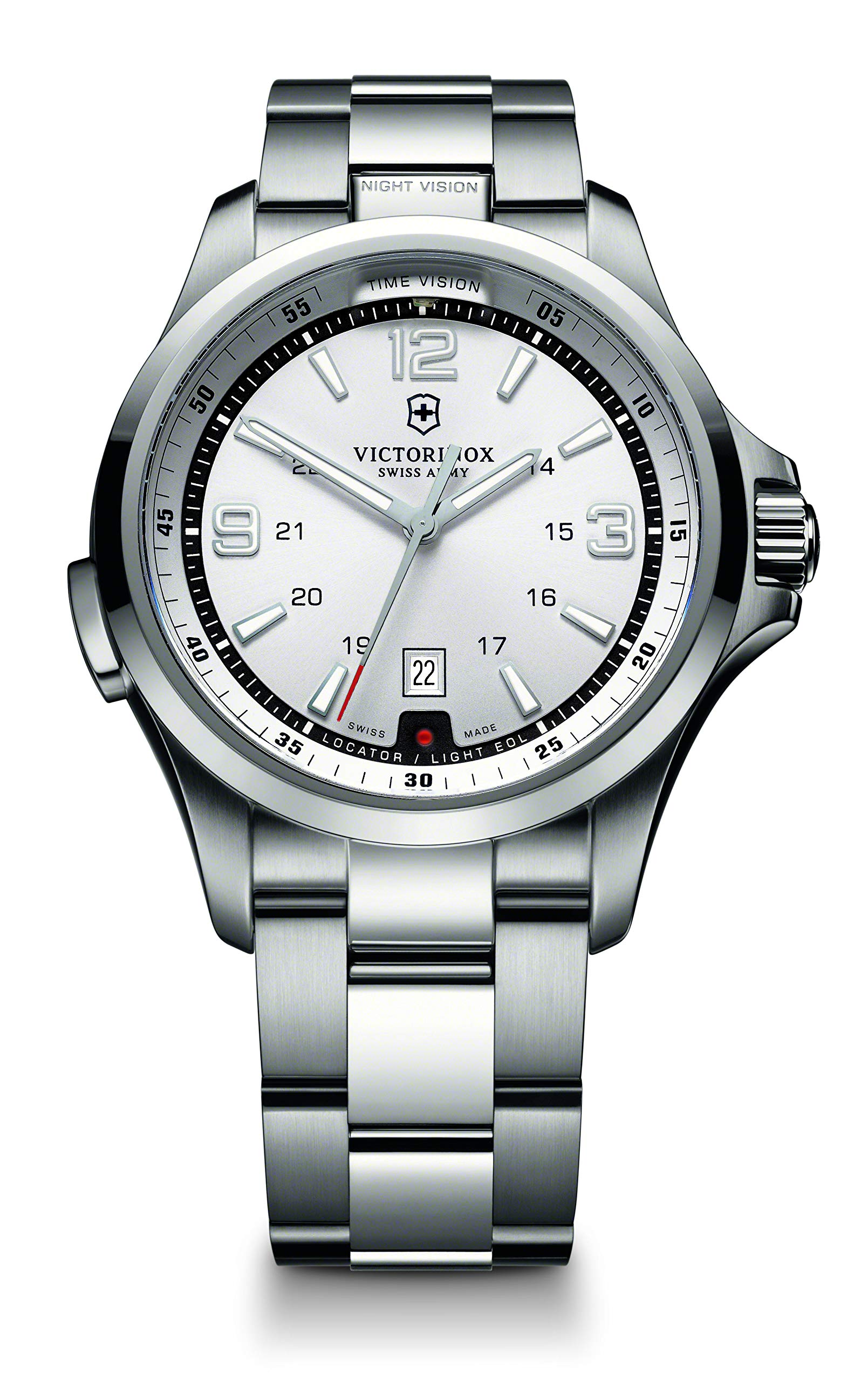 Victorinox Stainless Steel Swiss Army White Dial Analog Mens Watch 241571 (B009LQ2UZC) Amazon Price History, Amazon Price Tracker