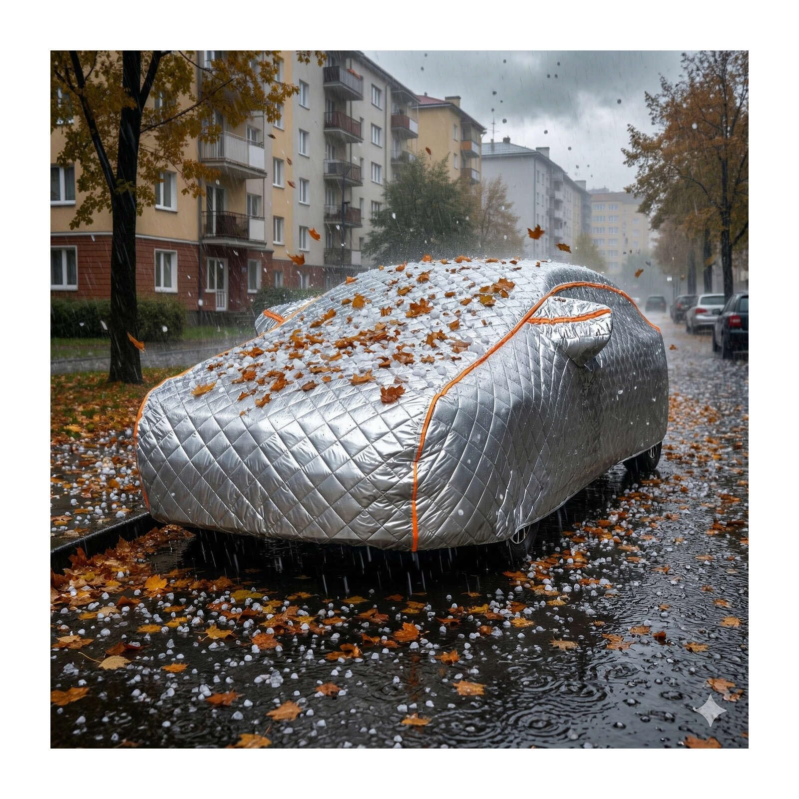 Anti-Hail Car Cover for Honda Passport 1994-2026,Anti-Hail Car Cover Heavy Duty 5 Layers Thicken Rain Snow Protector Indoor Outdoor Full Exterior-QWE25