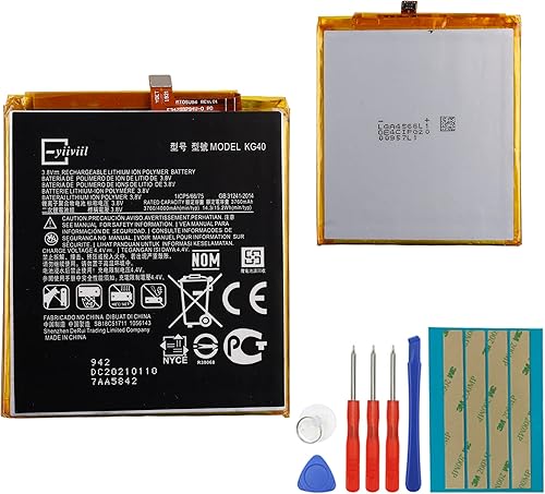 Batería de repuesto KG40 compatible con Moto G8 Play G Fast XT2015-2 con herramientas