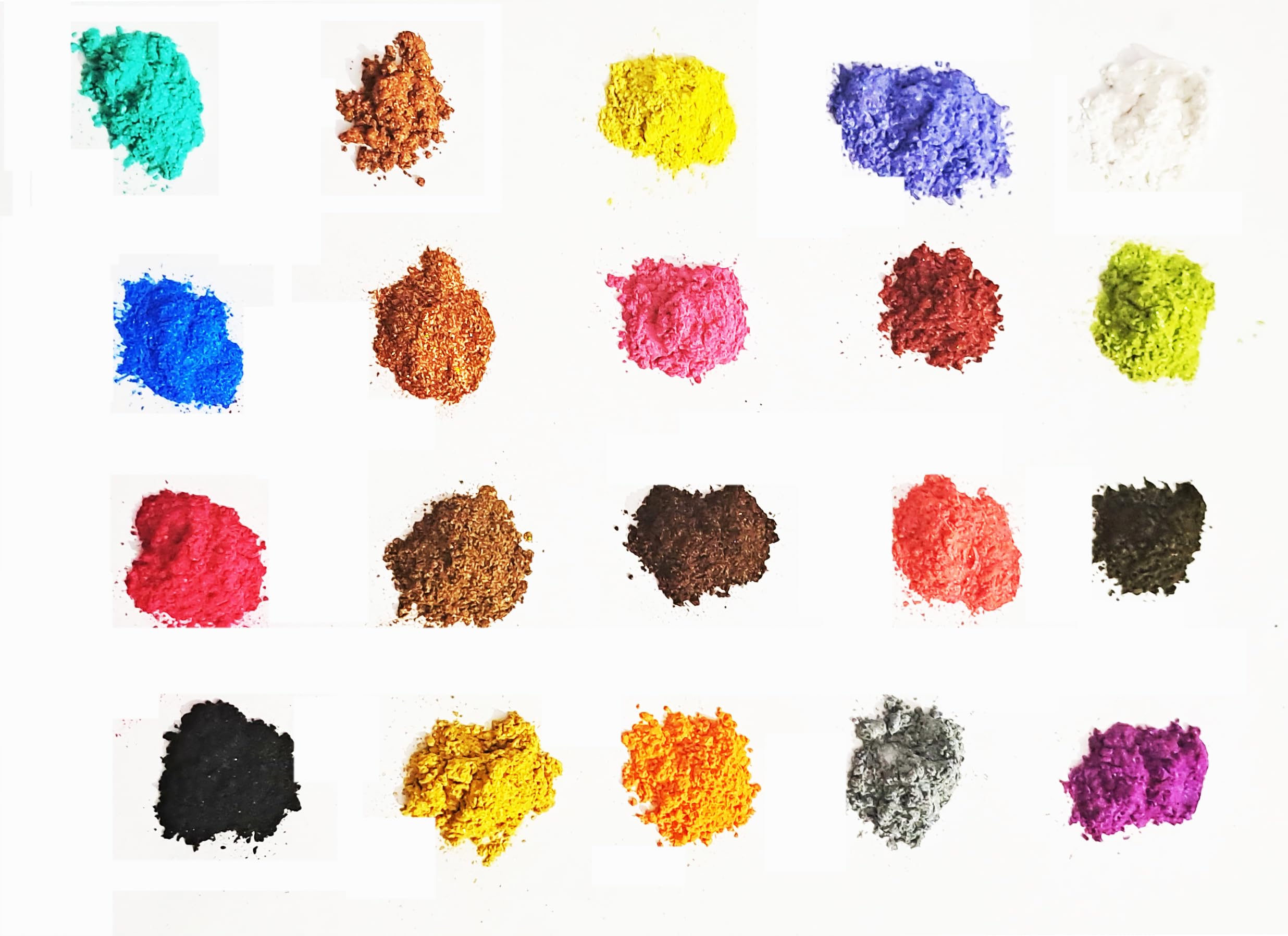 Tolaram Rangwala Multipurpose Mica Powder Pigment | 24 Vibrant Colours for Candle Making, Resin Art, Crafts & DIY Jewelry | Colour Set Kit 2