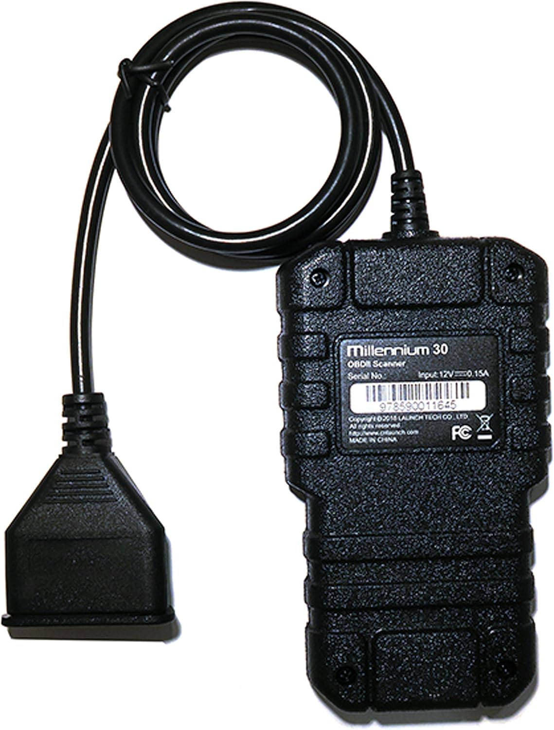 Launch Tech Millennium 30 Basic Diagnostic Tool Car Scanner Code Reader, Black