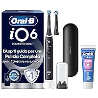 Oral-B Spazzolino Elettrico Ricaricabile iO 6N Nero, 1 Spazzolino Elettrico