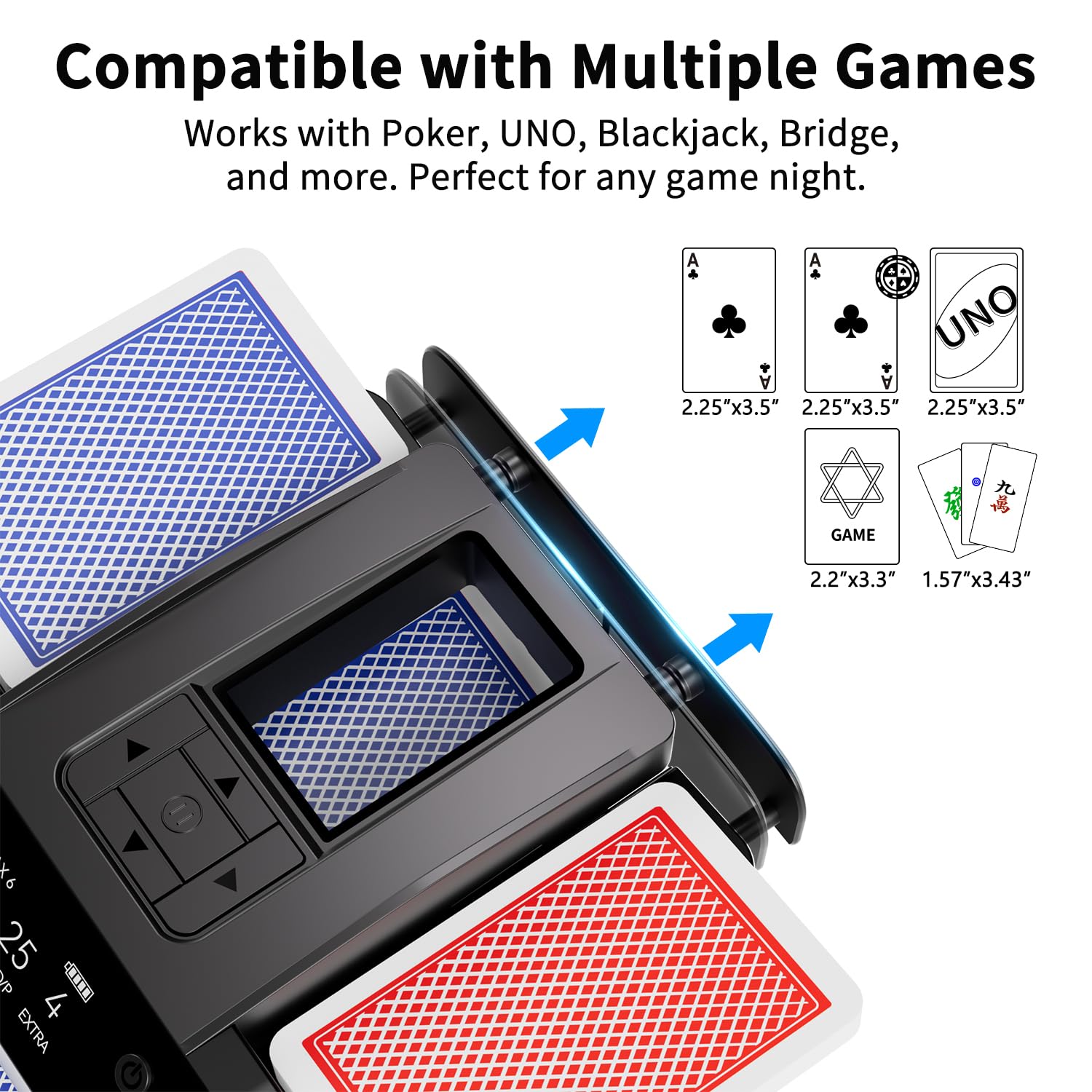 Amazon.com: Automatic Card Shuffler & Dealer for 1-2 Decks