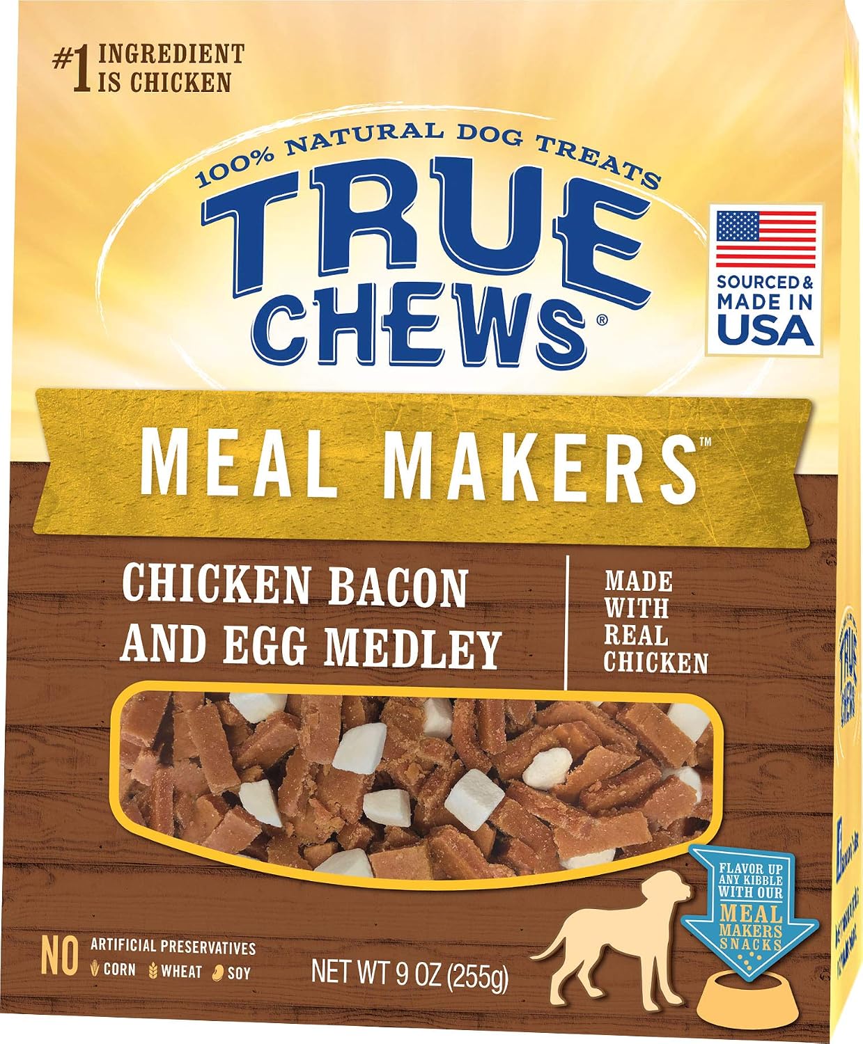 True Chews Chicken, Bacon & Egg Meal Makers, 9 oz