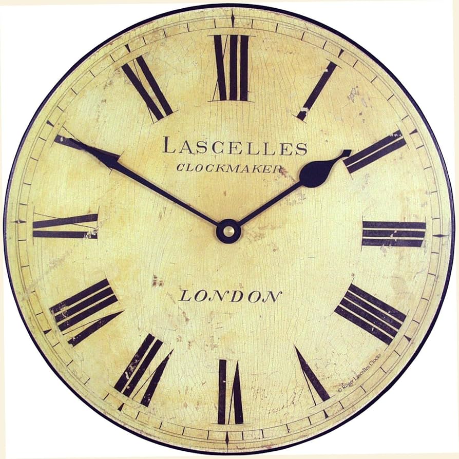 Amazon.com: Roger Lascelles Medium Lascelles Wall Clock, 10-Inch