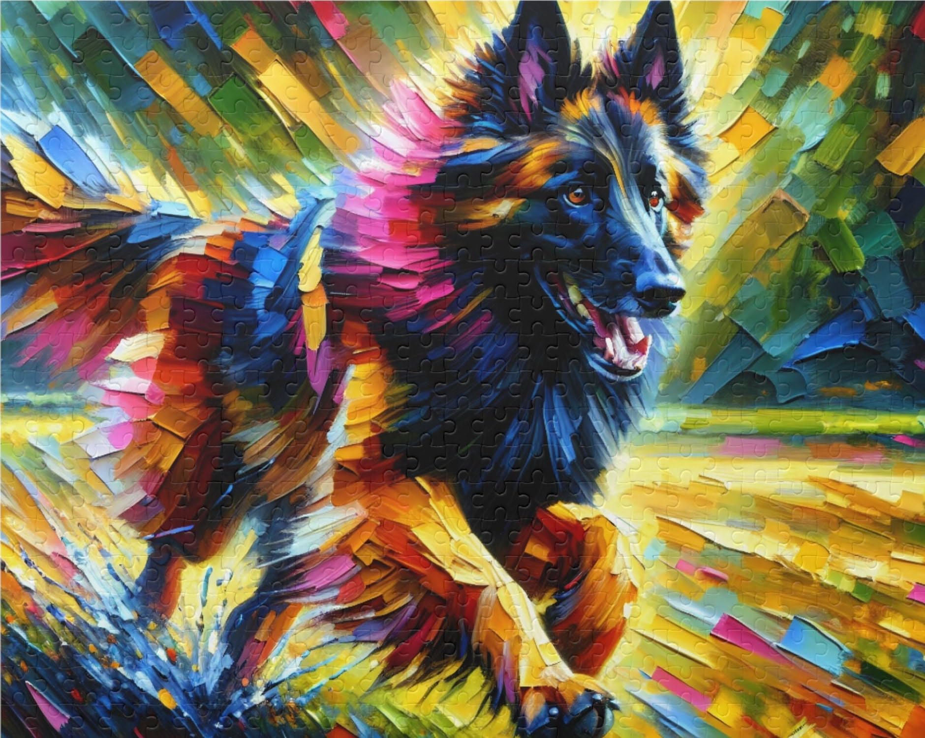 Belgian Tervuren Dog Jigsaw Puzzle | 1000 Pieces | Tervuren Gifts For Family, Kids, Pet Dog Lovers