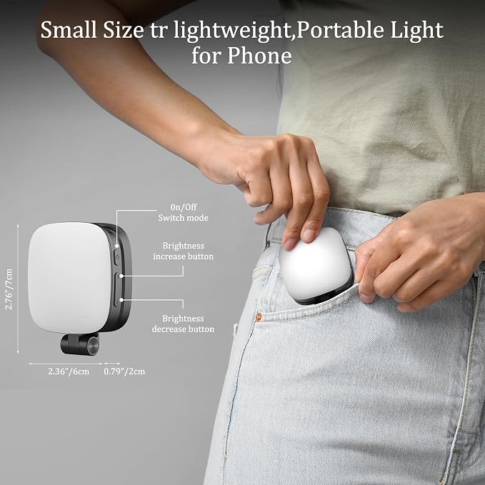 Luz Selfie Magnética Compatible MagSafe para iPhone miniatura 6