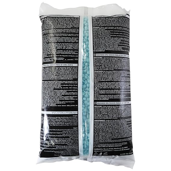 Waxness Spa Choice Aloe Vera Hard Wax Beads 2.2 lb / 1 kg Pack of 2