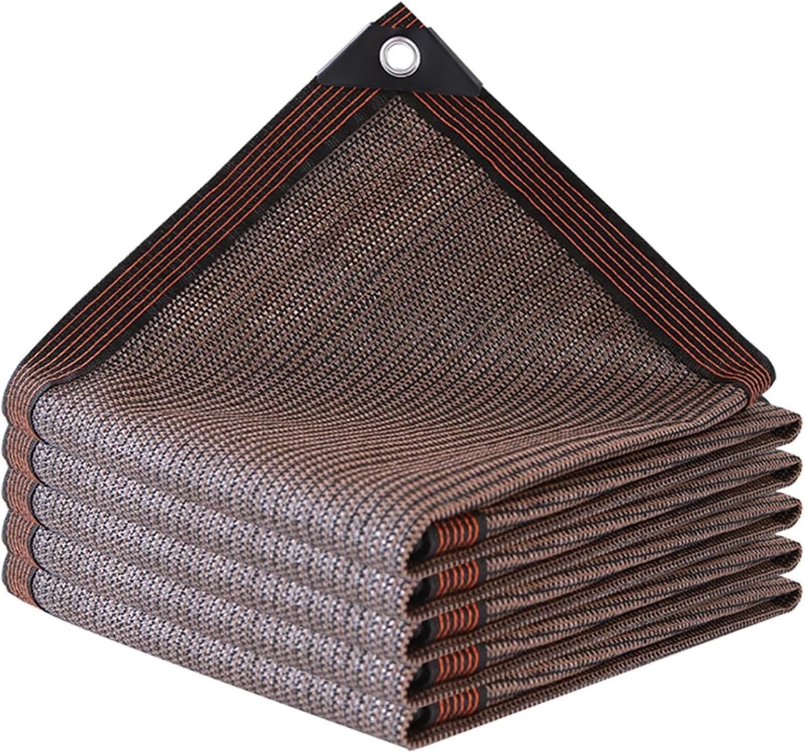 Malla de Sombreo con Ojales MetáLicos, Sombra Refrescante Que Reduce el Calor Superficial para Patios, Invernaderos y Refugios para Plantas(4x8 m/13x26 ft)