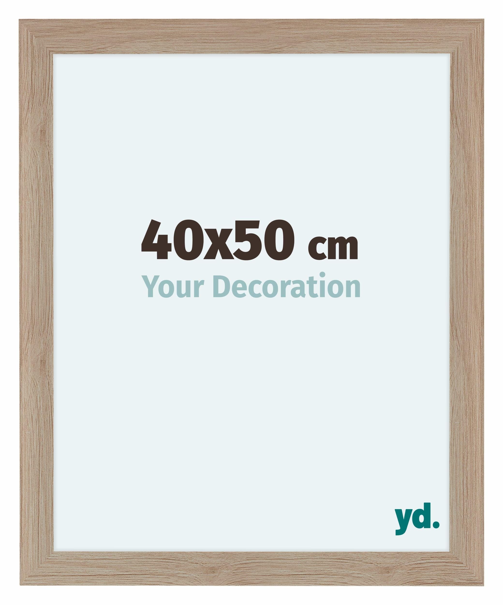 Your Decoration - Picture Frame 40x50 cm - Oak Light - Decorative Wall Frame in MDF with Antireflection - Frame 40x50 - Como — image 1