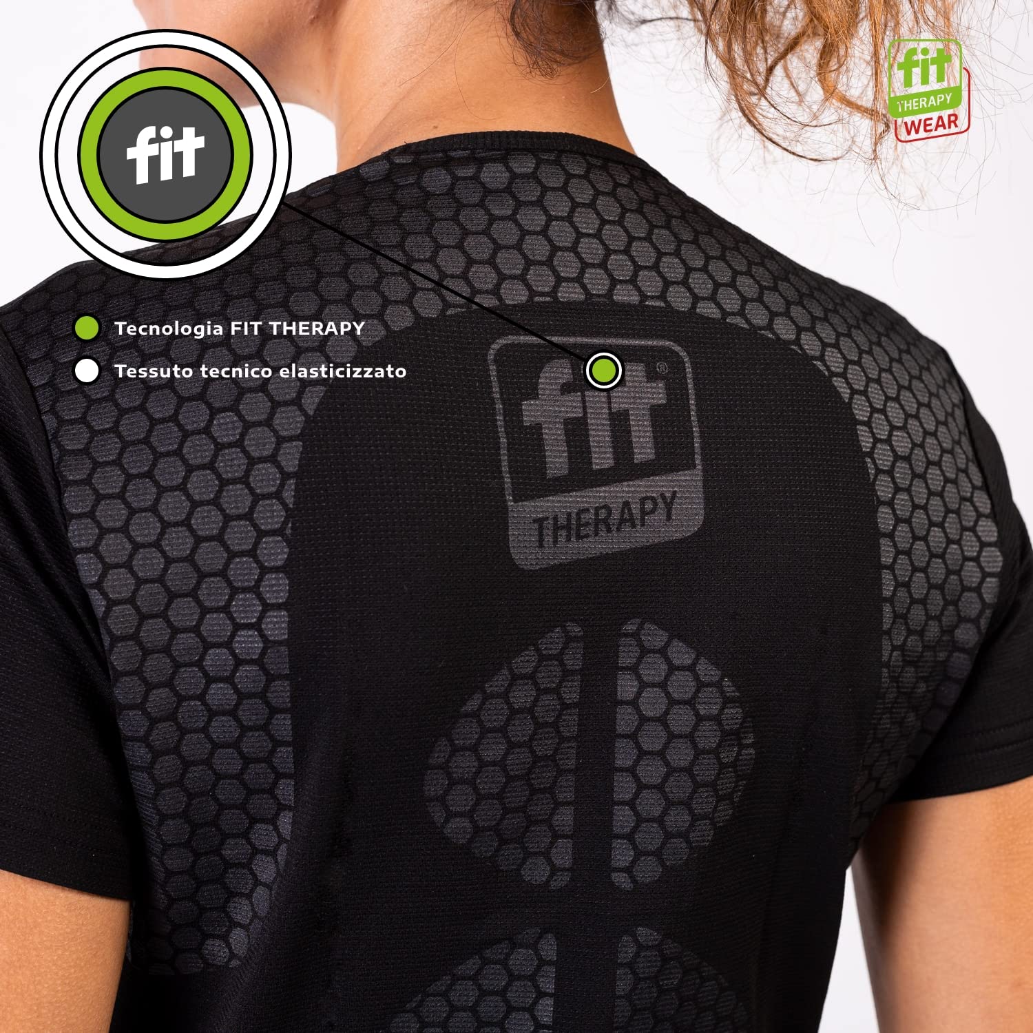 Unisex-Trikot für Muskelschmerzen – medizinisches Gerät für Nacken, Schultern, Rücken und Lendenwirbelsäule – atmungsaktives technisches Gewebe