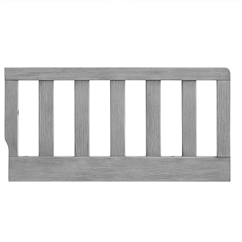 Oxford Baby Bennett - Kit de conversión de riel de protección de cuna a cama infantil, gris rústico, certificado Green Guard Gold