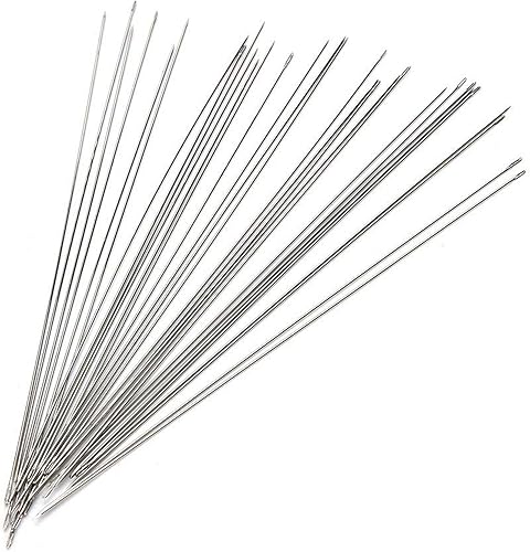 Miniatura 4 de Agujas de cuentas (tamaño 12) 25pc con tubo de almacenamiento de agujas