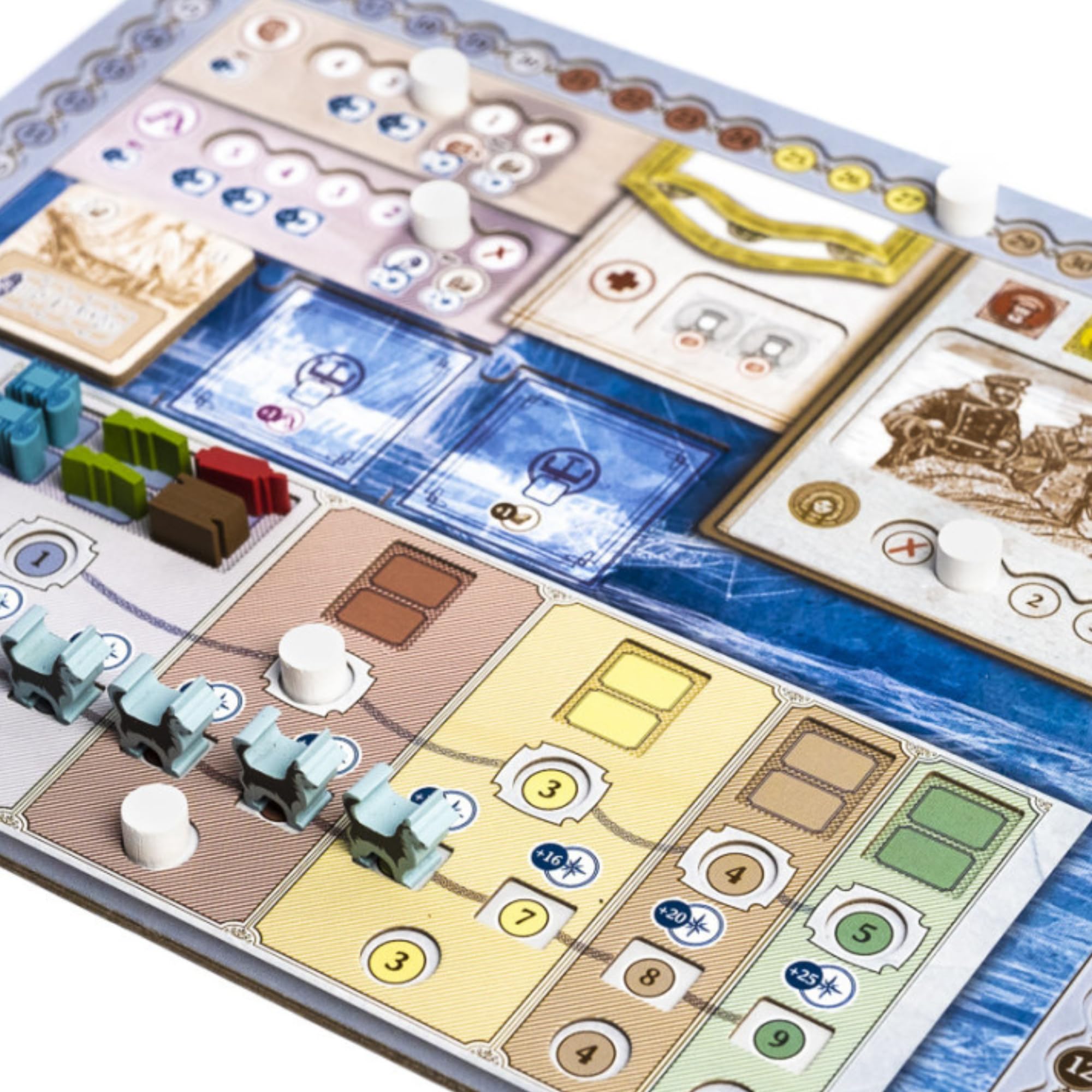 2Tomatoes Games | Through Ice and Snow Myths & Legends | Eksploracja Gra Planszowa | Strategia i przygoda | 1-4 graczy | Hiszpański, Niemiecki, Angielski i Francuski | Historyczny, Miejsca, Morski