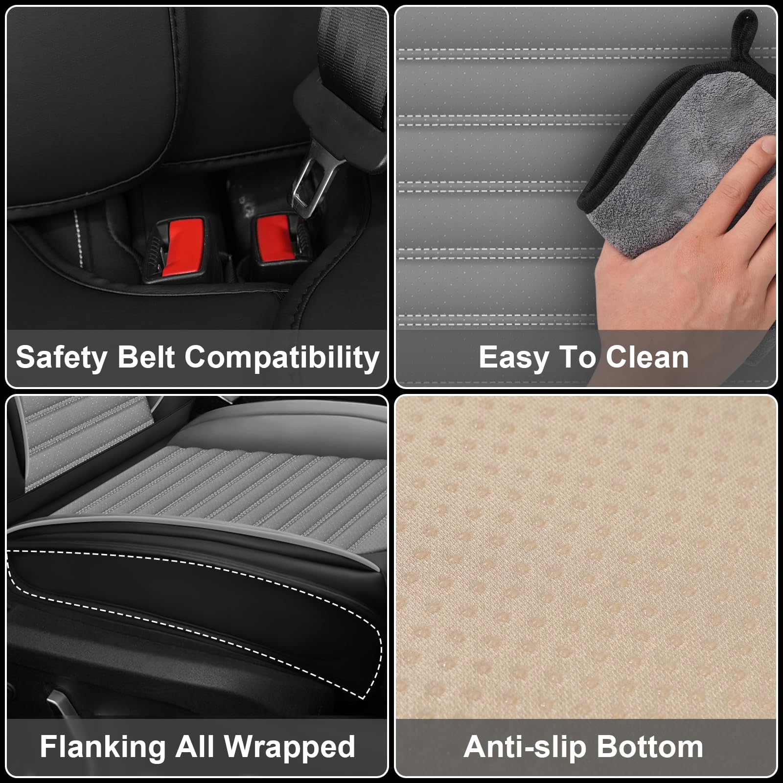 Seat Covers Full Set Custom Fit for Chevrolet Tahoe 2009-2025 Standard Waterproof Car Seat Cover Breathable and Comfortable — view 4