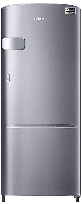 Samsung 192 L 3 Star Direct Cool Single Door Refrigerator(RR20N1Y2ZS8/HL/RR20N2Y2ZS8/NL, Elegant Inox, Base Stand without Drawer, Inverter Compressor)
