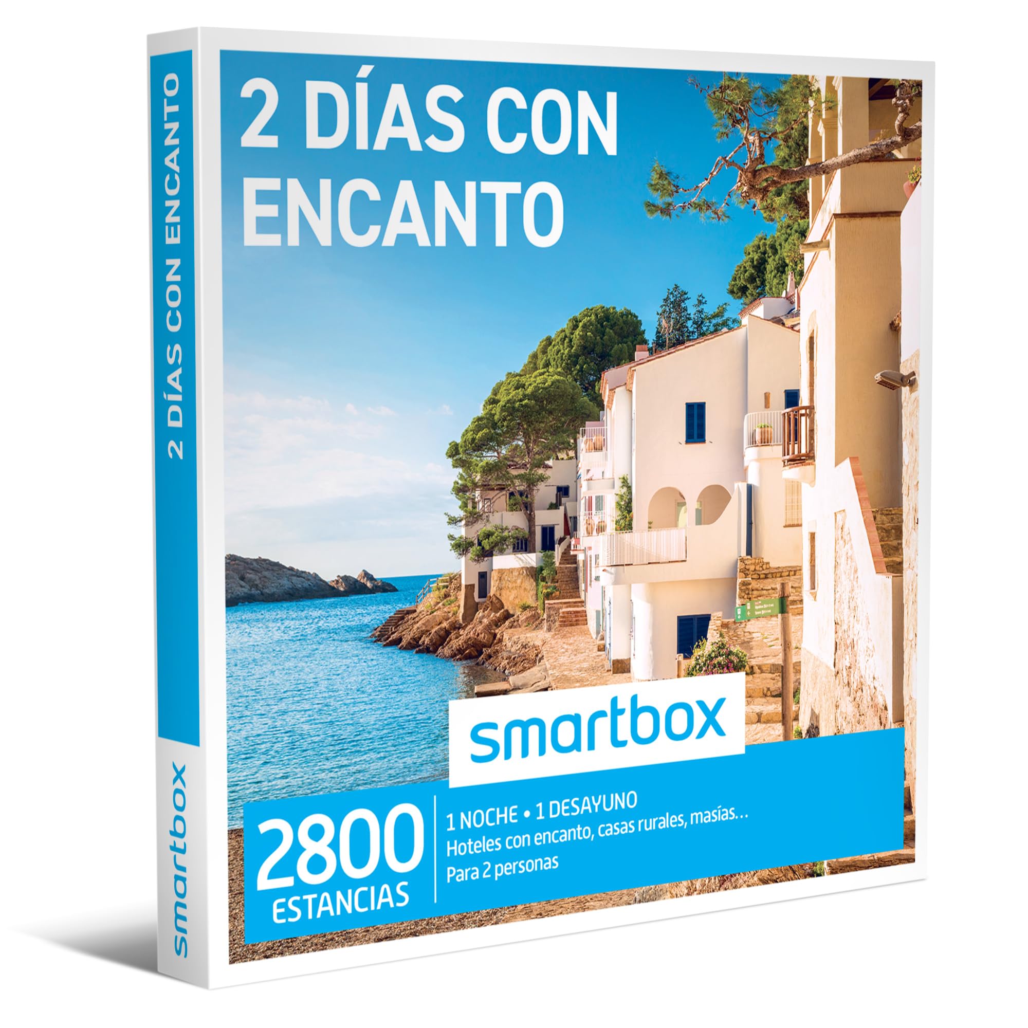 SMARTBOX - Gift Box Men's Women's Couple Gift Idea - 2 Days with Charm - 2700 Stays in Hotels up to 4*, Farmhouses, Farmhouses, Farmhouses and More!