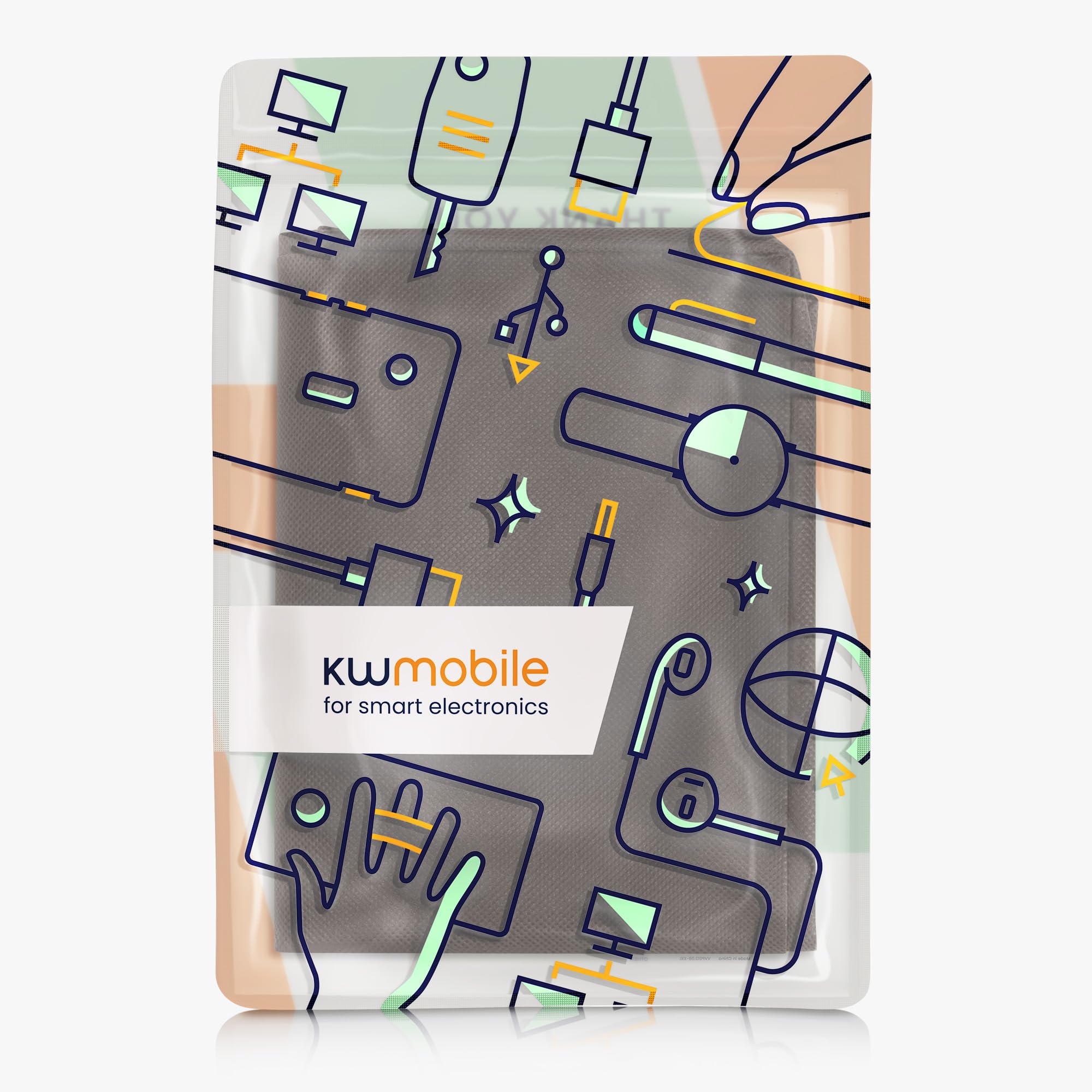 HP DeskJet 2755e Housse de protection kwmobile chocolat